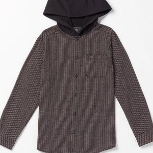 VOLCOM Big Boys Archbold Hooded Long Sleeve Top